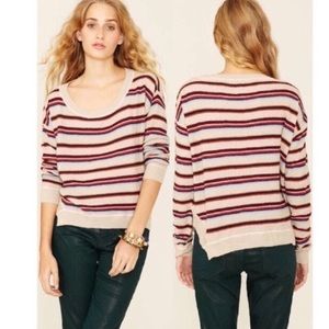 Free People Beach 🌅 Cropped Striped Sweater XS